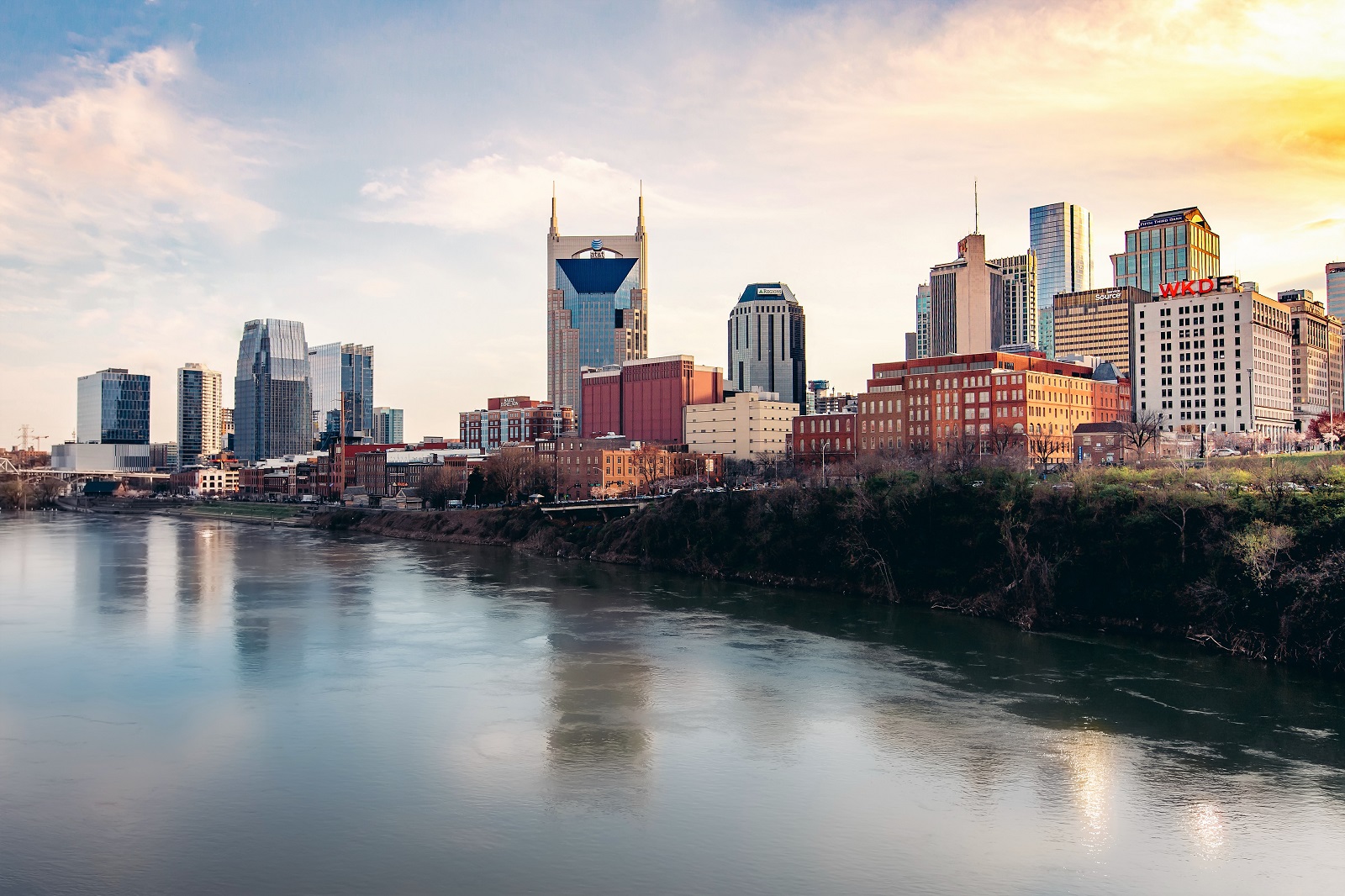Skyline From Jefferson St. Bridge