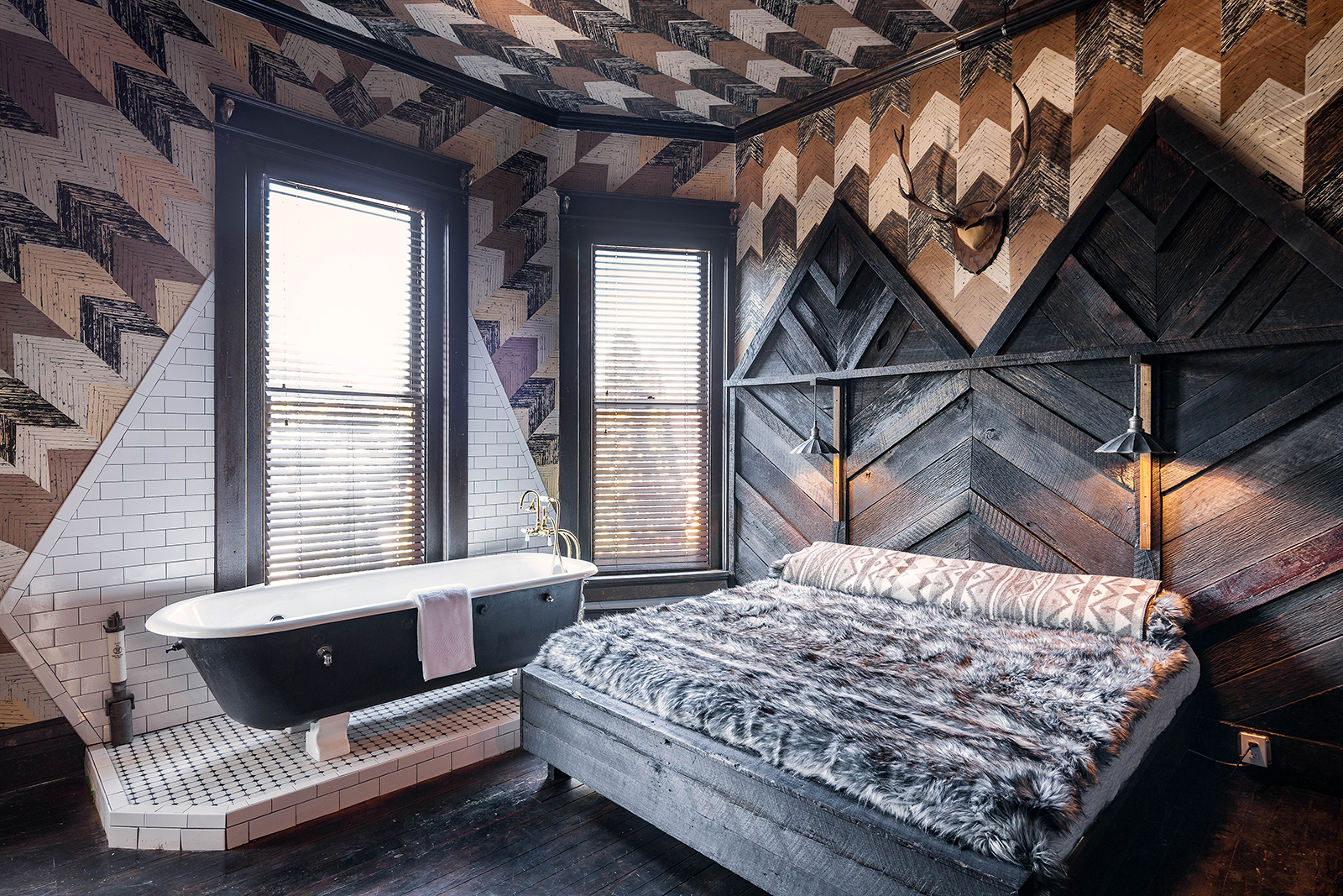Urban Cowboy Bed and Breakfast Room