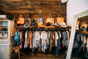 Whites Mercantile display